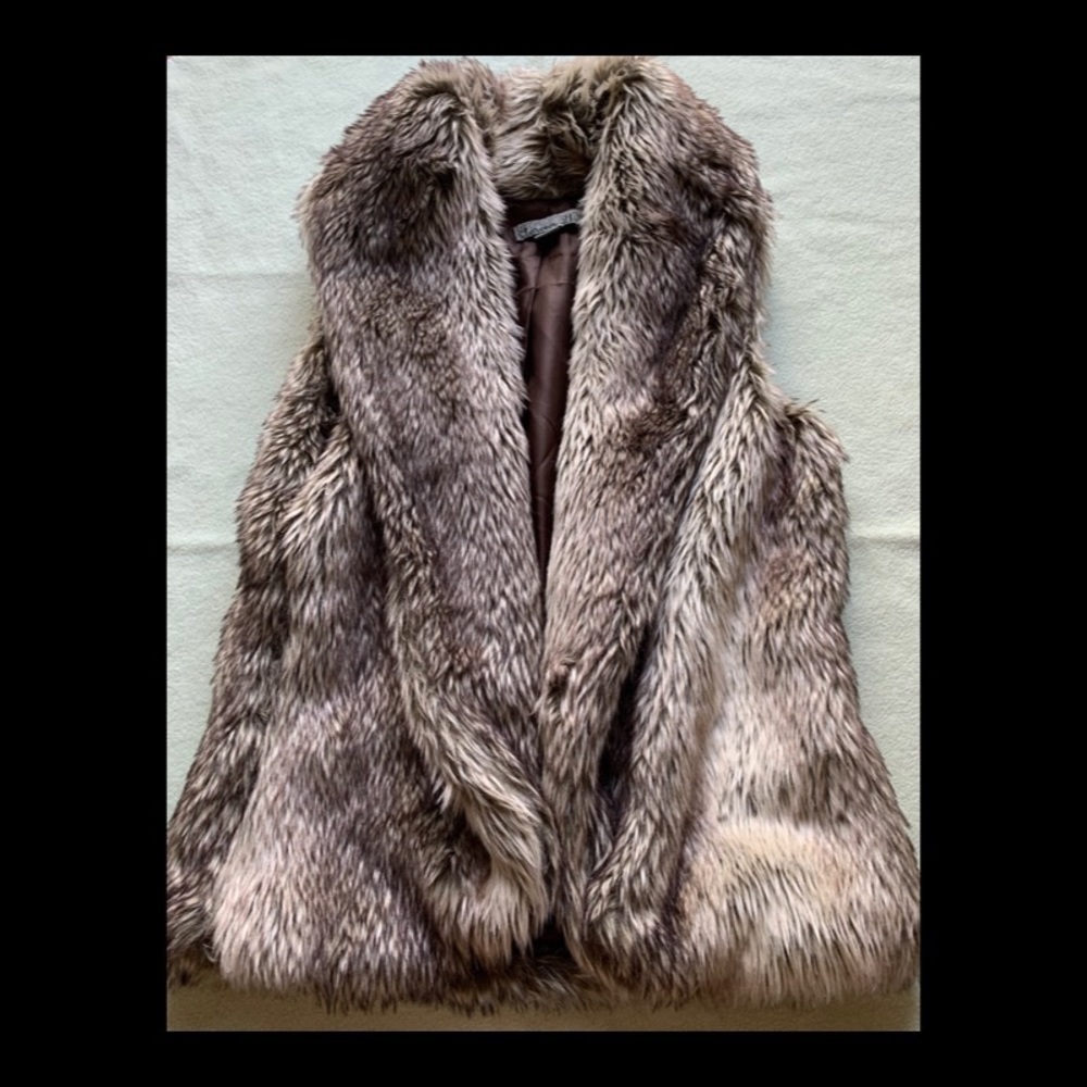 Faux Fur vest from Forever 21
